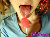 Porn Model Bilola Licks A Lollypop And Acts Like A Young Teen